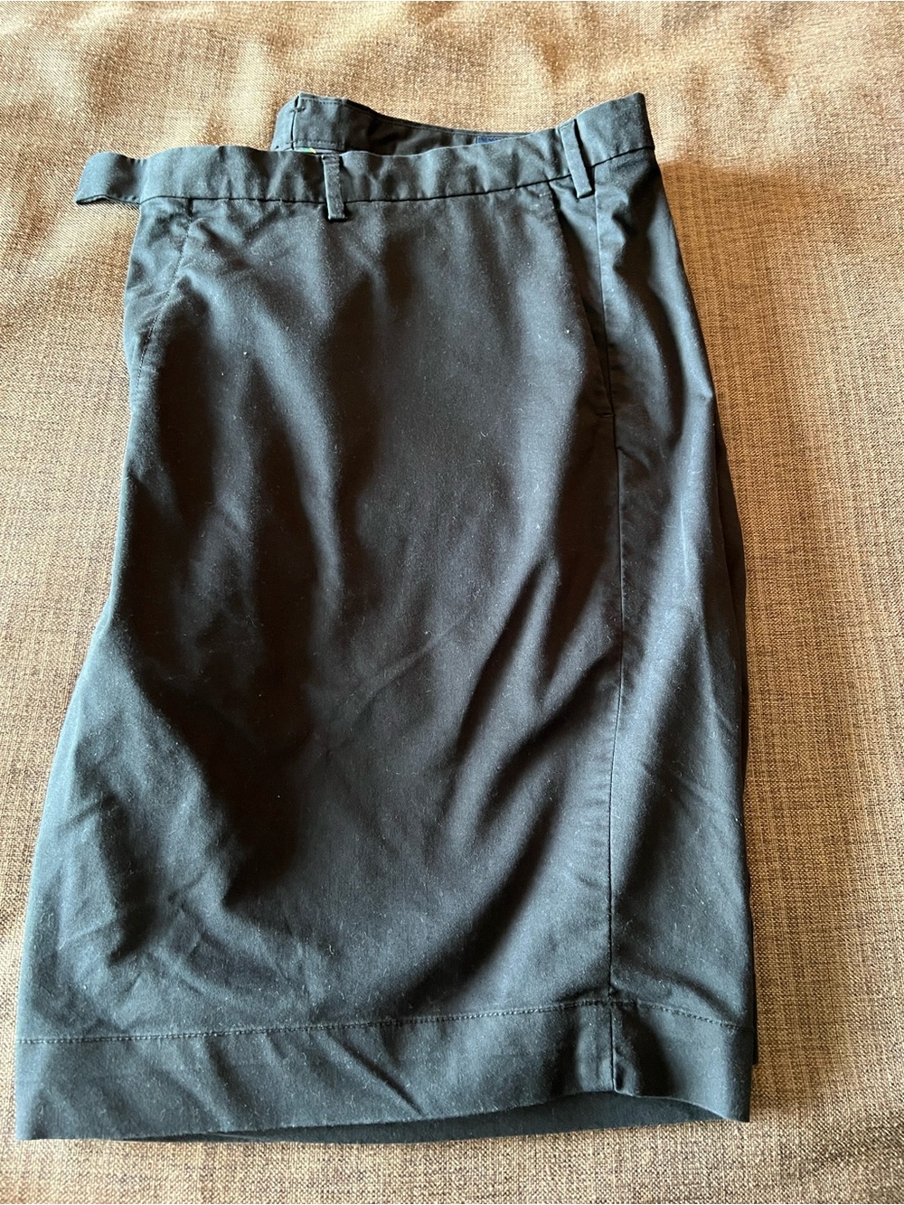 Polo by Ralph Lauren Black Flat-Front Men’s Shorts